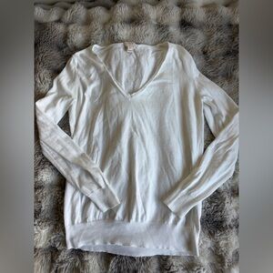 White Long Sleeve Tee